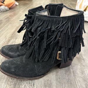 Free Bird fringe bootie